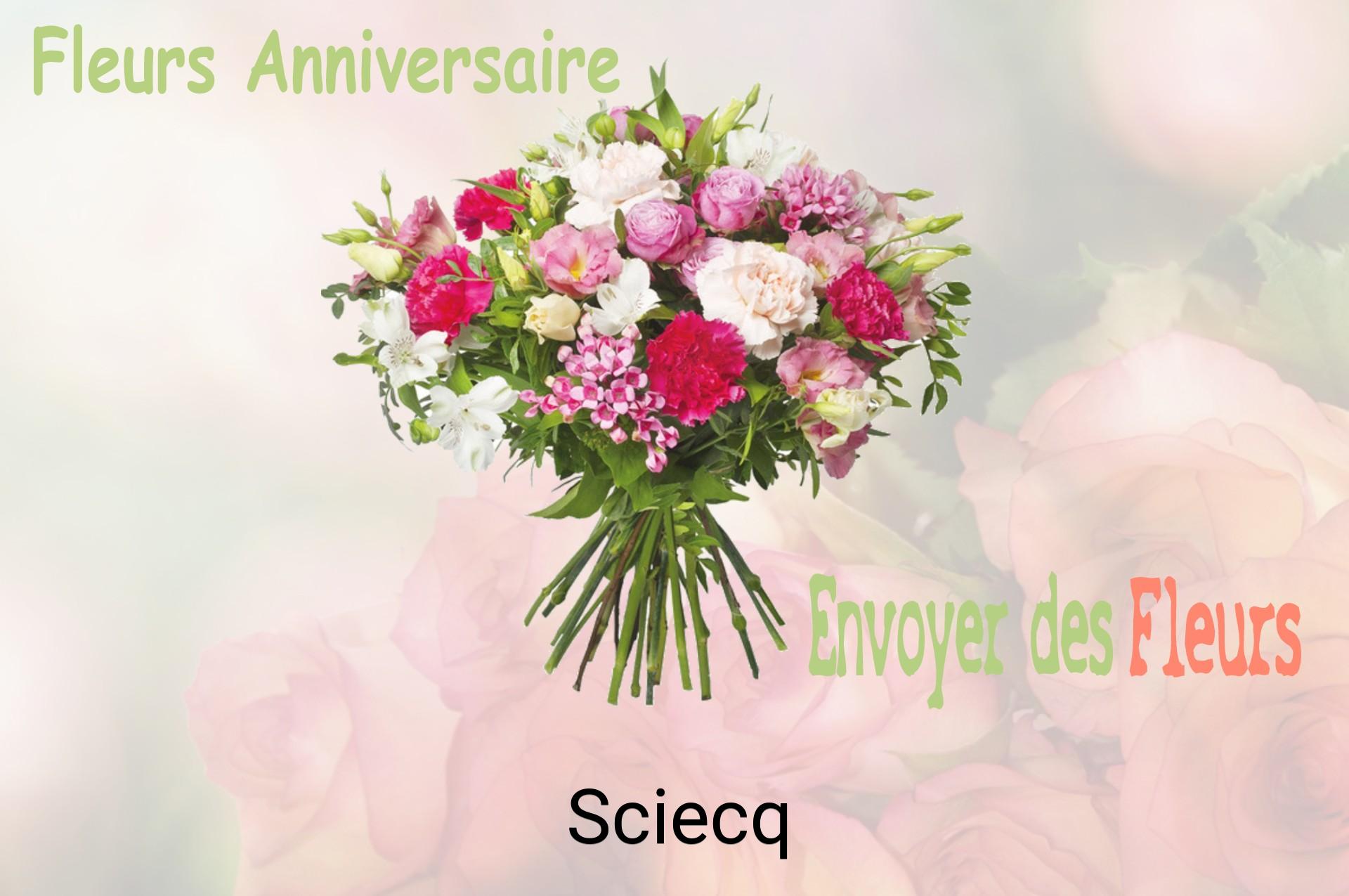 Bouquet de fleurs d’anniversaire livré à Sciecq